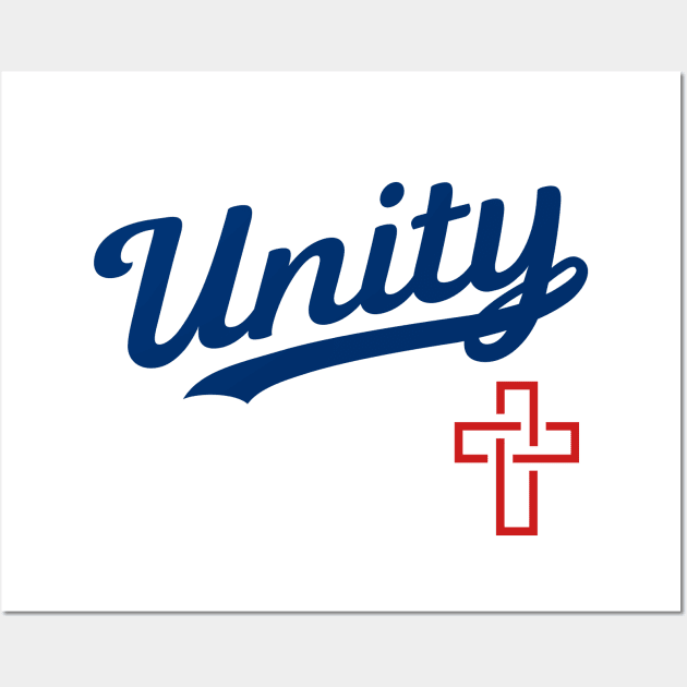 Unity Baseball Jersey (on LIGHT) Wall Art by UBC Tees